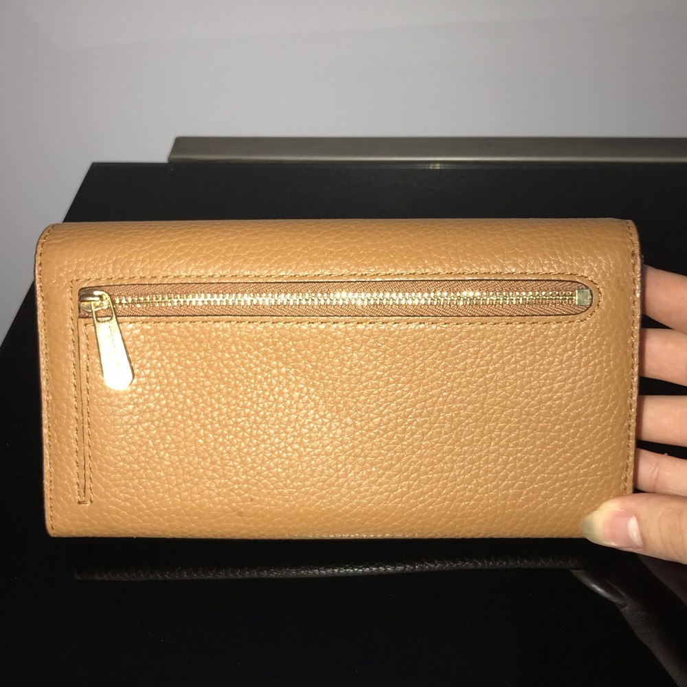 Tan Michael Kors clutch